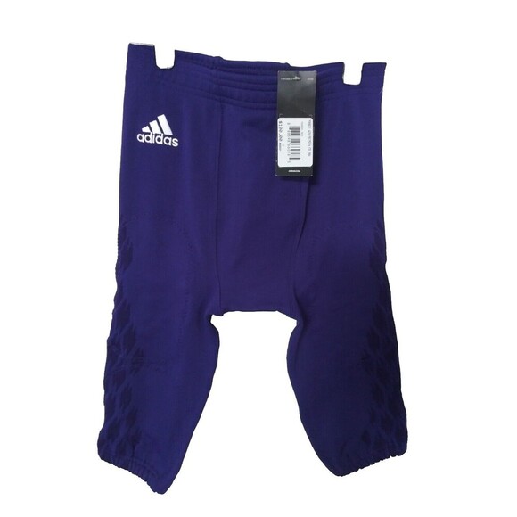ADIDAS Men's Primeknit Football Pants Purple M99631-420 NWT - Picture 2 of 9